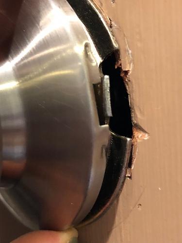 Door Lock Damage, broken lock, residential locksmith